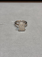 Deposit for Karry216,Solitaire Ring Radiant 5.02ct D VVS2 side stone 0.157ct