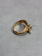 For Michelle,East West style,Oval 3.06ct D VVS2 side stone 0.445ct