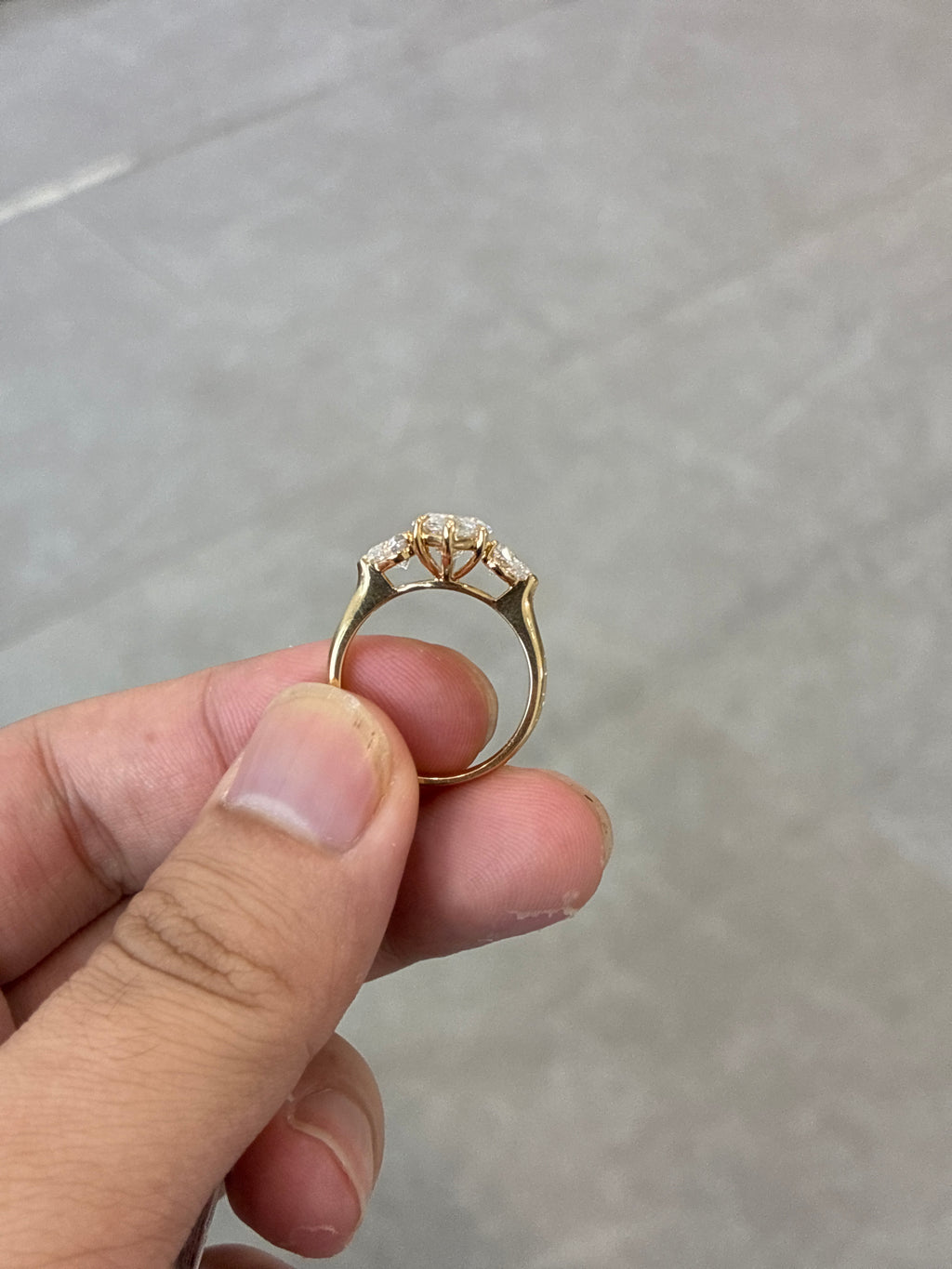 For Lex,three stone style ring