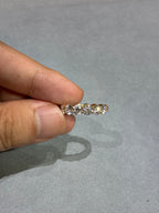 For Dianna,eternity ring,18K yellow gold,side stone 5.18ct/15p