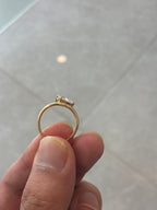 Deposit for Kitty,18k pear diamond