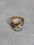 For Michelle,East West style,Oval 3.06ct D VVS2 side stone 0.445ct