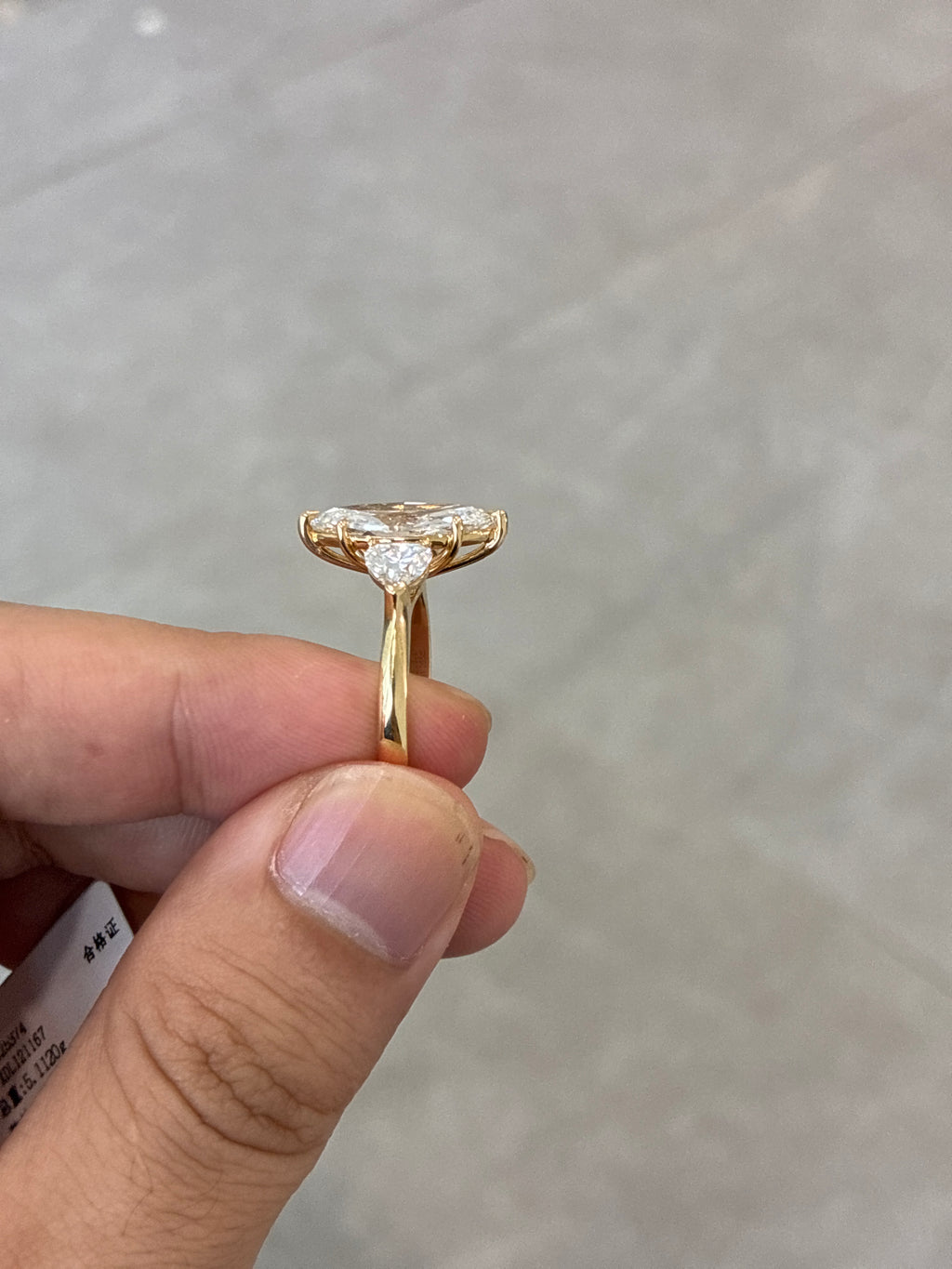 For Lex,three stone style ring