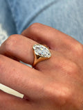 Deposit for Lilly,Old mine cut 8ct,18k yellow gold