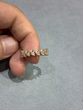 Eternity Ring,Pear Cut,side stone 3.4ct/17p
