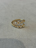Band Side Stone 0.843ct /6 p 18K Yellow Gold
