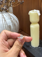 For Young bee,Ring 18K yellow gold main stone oval cut 2.05ct D VVS1 side stone 0.36ct