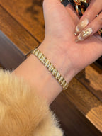 Twist-O-Flex Diamond Bracelet ｜ Side Stone1.776ct/116p ｜ 14K Yellow Gold