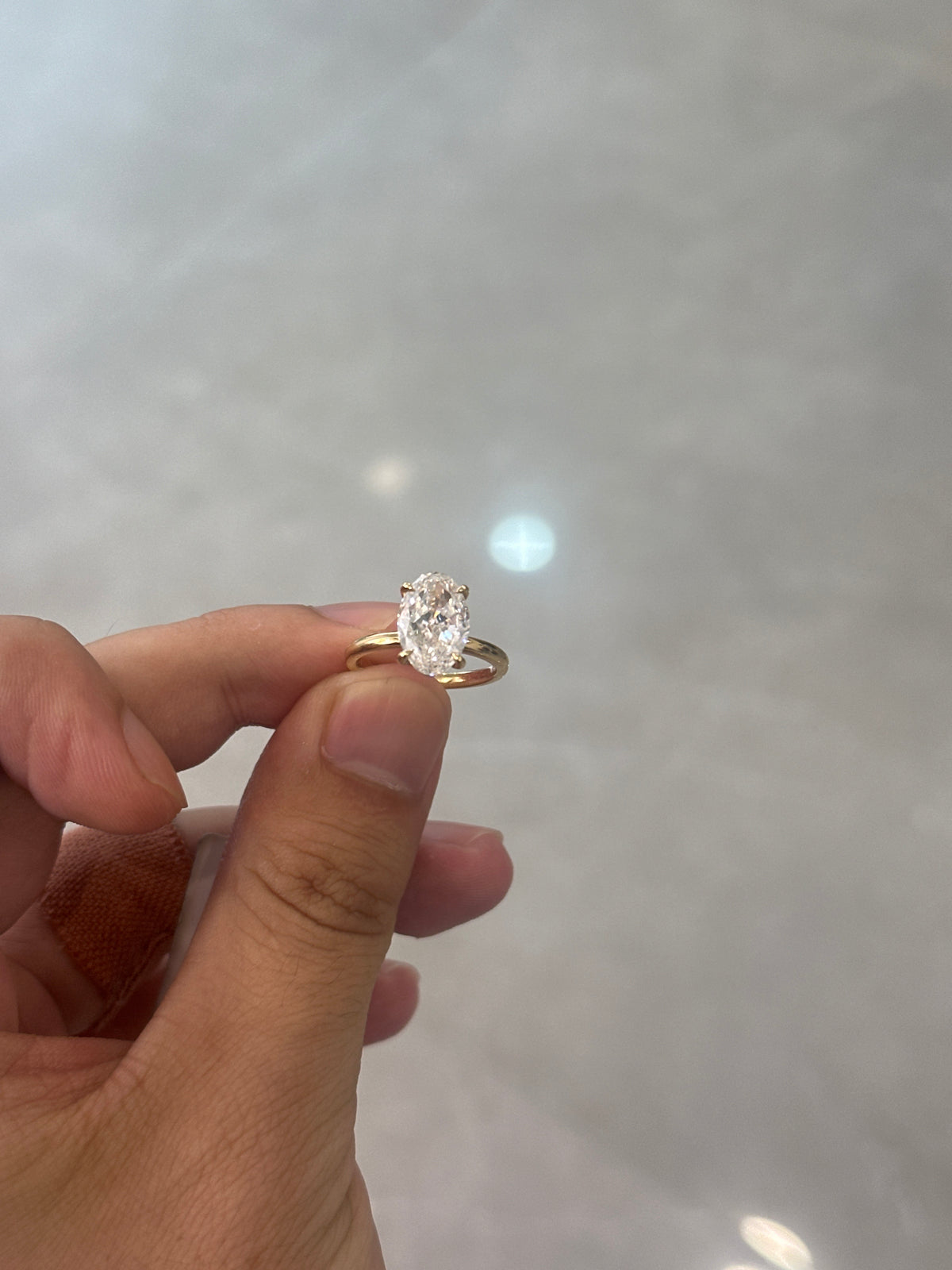 For customers,2ct oval.