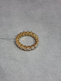 For McLean,Eternity Ring,Pear Cut,side stone 3.307ct/17p