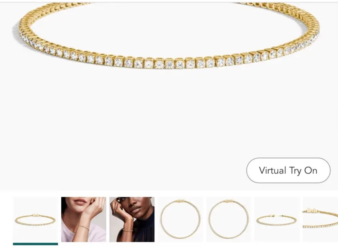 Half deposit for Ashely Dinh,Tennis bracelet 6.5inches,14k yellow gold,total 1.5ct