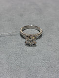 For Sabrina,pave band rings,main stone 2.01ct D VVS2 side stone 1.293ct