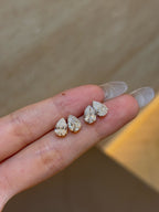 Stud Earrings|                      Pear Cut 1.51ct/2p|                               14K Yellow Gold