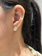 Stud Earrings | Oval Cut Over4ct/2p
