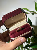 Balance for Kitty,18k pear diamond